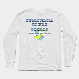 Volleyball Triple Long Sleeve T-Shirt